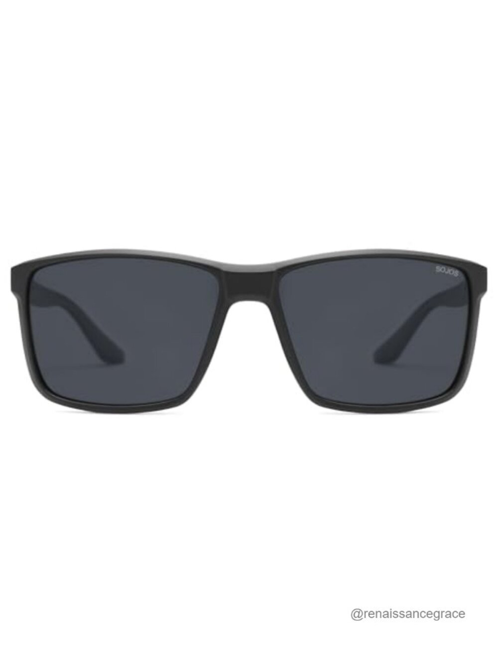 Retro TR90 Oversized Polarized Square Sunglasses UV400 for Men Women